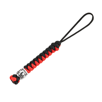 Šňůrka na nůž M-Tac Lanyard Viper Cossack Cross V2 Steel - černá-červená