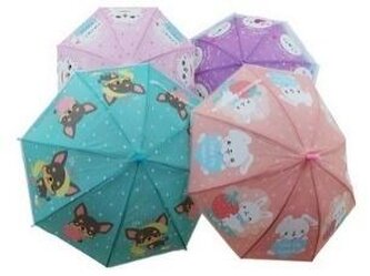 Parasol dziecięcy z gwizdkiem Pluszaczki mix Parasol dziecięcy z gwizdkiem Pluszaczki mix