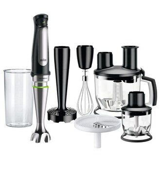 Braun Multiquick 7 MQ 7087 X tyčový mixér, 1000 W, bohaté příslušenství, regulace otáček, černý Braun Multiquick 7 MQ 7087 X tyčový mixér, 1000 W, bohaté příslušenství, regulace otáček, černý
