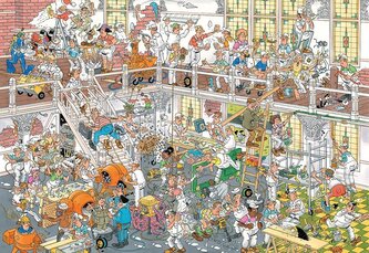 JUMBO Puzzle JvH Renovace 3000 dílků