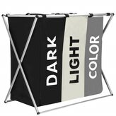 Koš na prádlo se stojanem 3 oddíly 146l SPRINGOS HA0099