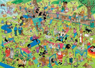 JUMBO Puzzle JvH Psí park 1000 dílků