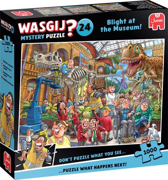 JUMBO Puzzle WASGIJ Mystery 24: Plíseň v muzeu 1000 dílků