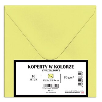 Koperty KW blady żółty 10szt