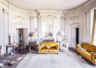 RAVENSBURGER Puzzle Ztracená místa: Bílý pokoj 1000 dílků