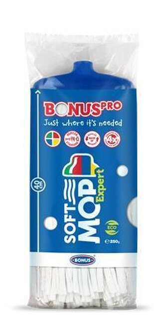 Náhradní mop "SoftMOP", modrá, průmyslové použití, 1 ks, BONUS B979