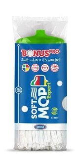 Náhradní mop "SoftMOP", zelená, průmyslové použití, 1 ks, BONUS B993