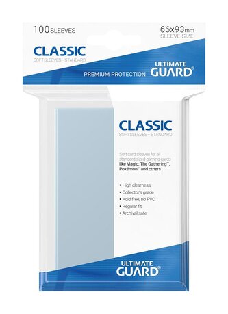 Obaly na karty 66 x 93 mm (Ultimate Guard Classic Soft)