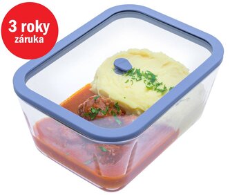 STATUS Viva skleněná vakuová dóza 2,6l 131108, modrá