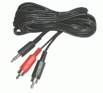 Tipa Kabel JACK 3.5 stereo/2xCINCH 5m