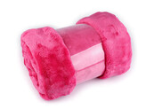 Deka bubble fleece 150x200 cm - 1 ks - 6 pink