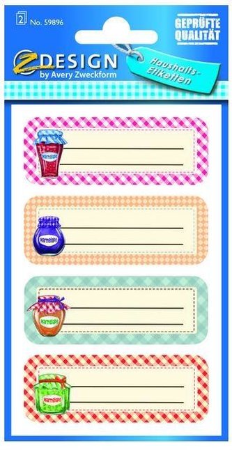 Naklejki papierowe - na przetwory