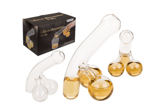 Skleněná karafa ve tvaru penisu - Willy Decanter, 400 ml