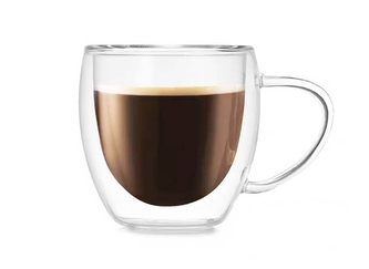 Hrnek sklo 250ml dvoustěnný ucho  TRG-36 Hrnek sklo 250ml dvoustěnný ucho  TRG-36