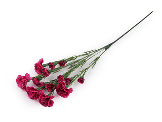 Umělá kytice karafiát mini - 1 ks - 4 fuchsiová tm.