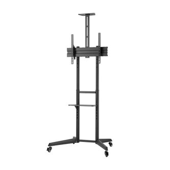 SBOX mobilní podlahový držák 37"- 70", černá (FS-401)