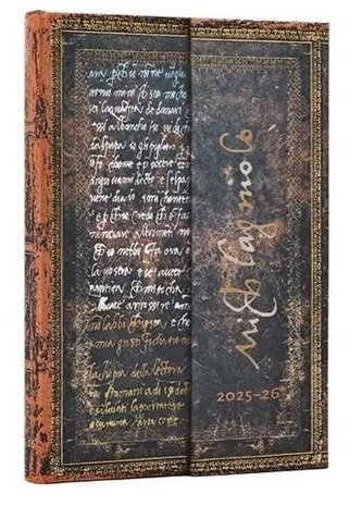 Kalendarz książkowy mini 25/26 18M Michelangelo