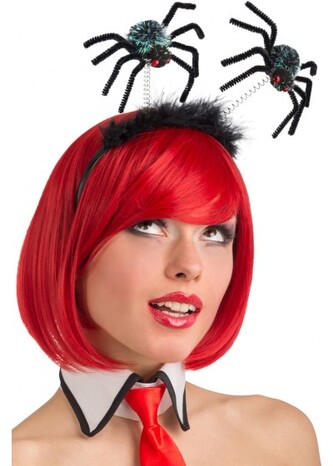 Carnival toys Halloweenská čelenka s pavouky
