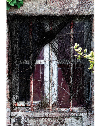 Carnival Toys Černá halloweenská záclona