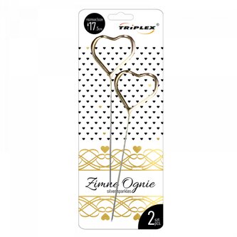 Triplex Prskavka srdce 2ks