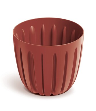 Květináč WARIO - retro červená 13,8 cm