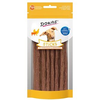 Dokas Tyčinky kuřecí prsa a hovězí játra 60 g