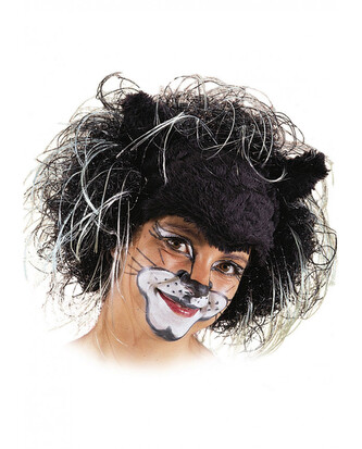 Carnival Toys Černá paruka kočka