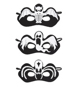 Widmann Škraboška Halloween černá