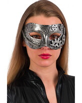 Carnival Toys Škraboška steampunková stříbrná