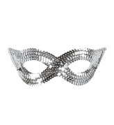 Widmann Škraboška stříbrná flitrová