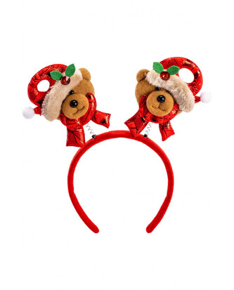 Carnival Toys Vánoční čelenka s medvídky