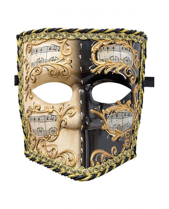 Carnival Toys Maska benátského typu hudební motivy