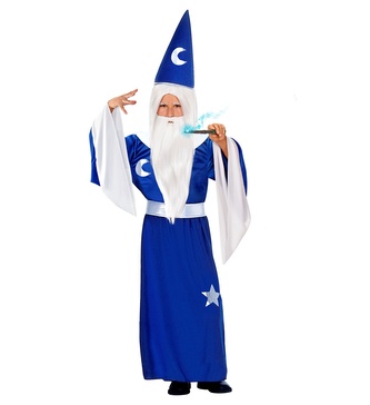 Widmann Dětský kostým čaroděj velikost 140 cm