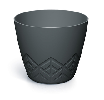 Květináč ARECO - uhelná 17,8 cm