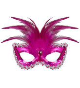 Widmann Škraboška plesová s peřím růžová