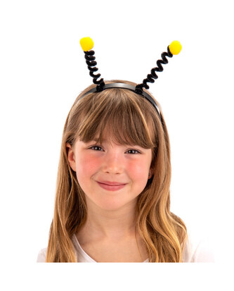 Carnival toys Tykadla včelka čelenka žlutá