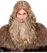 Widmann Hnědá paruka s plnovousem Viking