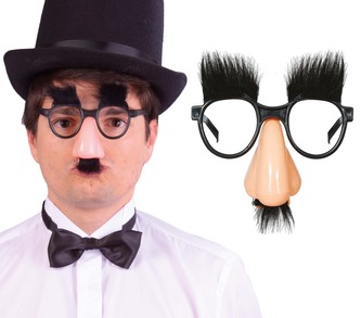 Fiestas Guirca Brýle s nosem obočím a knírem