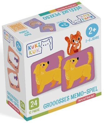 Kukikuk Grooosses Memo-Spiel Tiere auf dem Hof