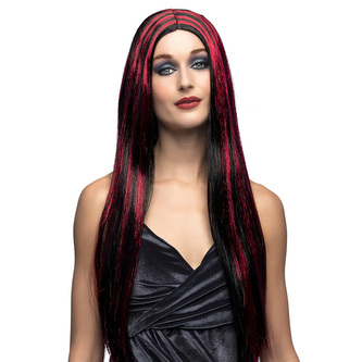 Boland Čarodějnická paruka černočervená