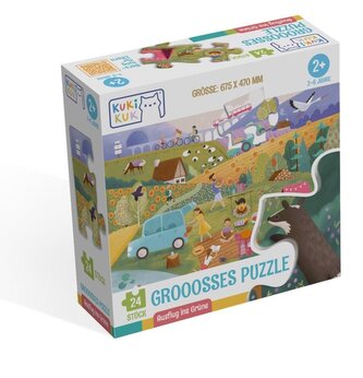 Kukikuk Grooosses Puzzle Ausflug ins Grüne