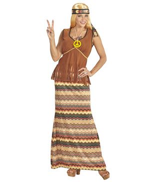 Widmann Kostým hippie žena velikost XL