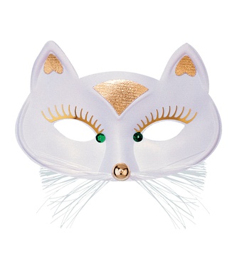 Widmann Škraboška kočka látková bílá