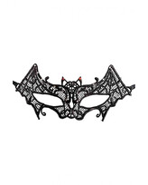 Carnival Toys Krajková škraboška netopýr s kamínky