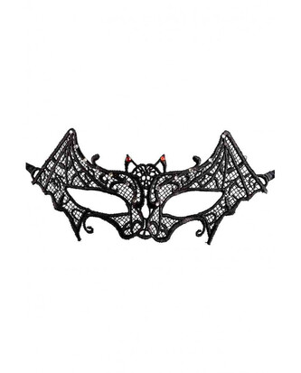 Carnival Toys Krajková škraboška netopýr s kamínky