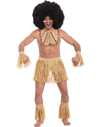 Carnival Toys Africký set - travní sukně s návleky