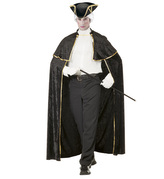 Widmann Černý benátský plášť s fiží