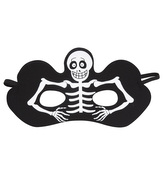 Widmann Škraboška kostlivec černá