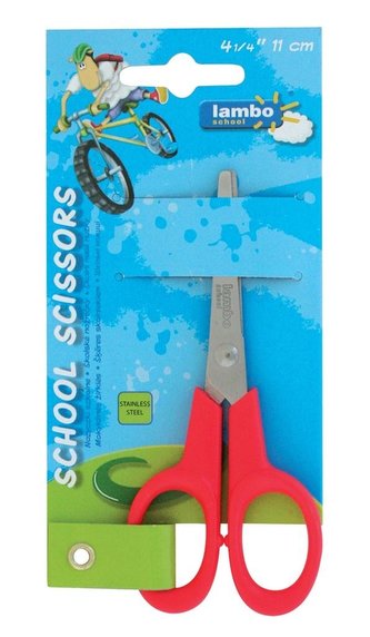 Nożyczki szkolne 11cm LAMBO