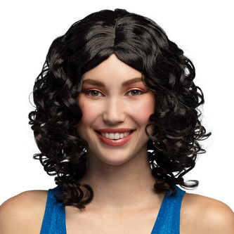 Boland Dámská paruka černá vlnitá